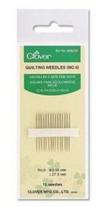 Clover Quilting Needles no. 12